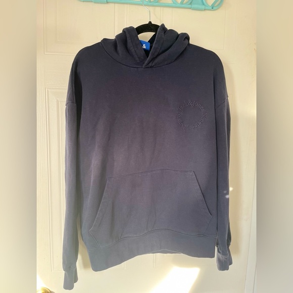 Jack & Jones Navy Blue Hoodie - Picture 7 of 9
